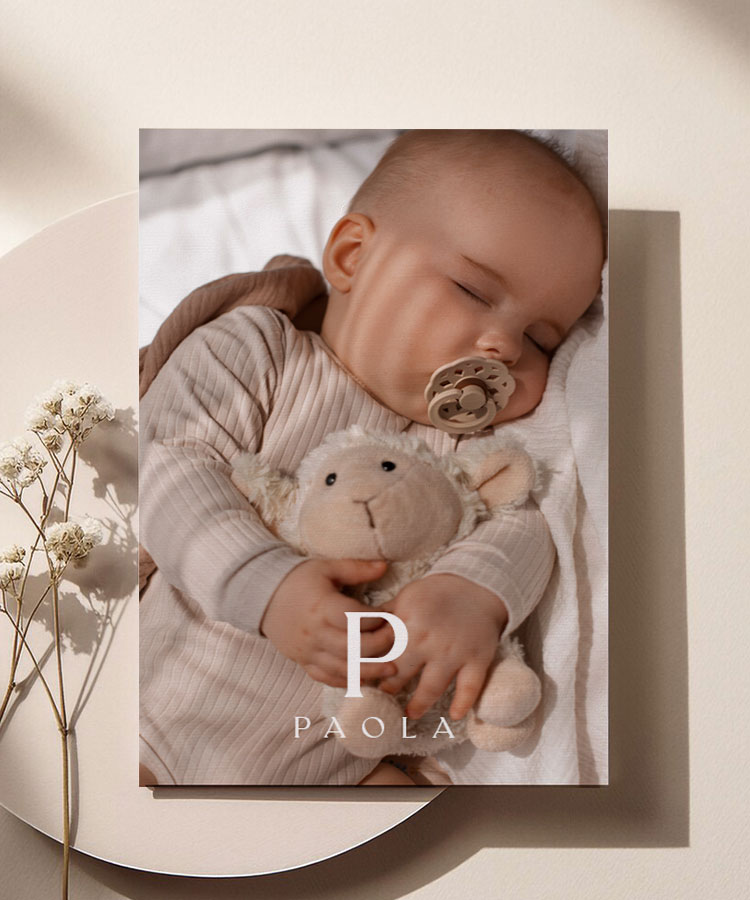 Faire part de naissance Paola